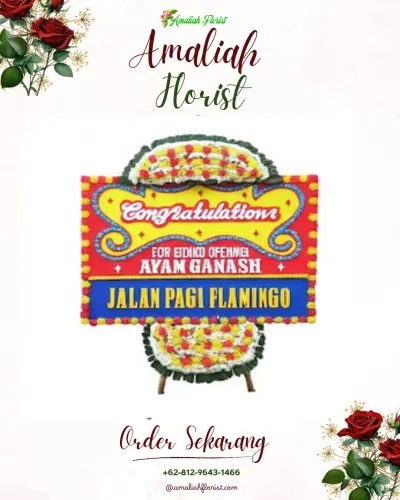 Bunga Papan Congratulation di Tonjong